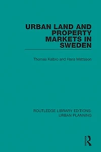 Urban Land And Property Markets Sweden