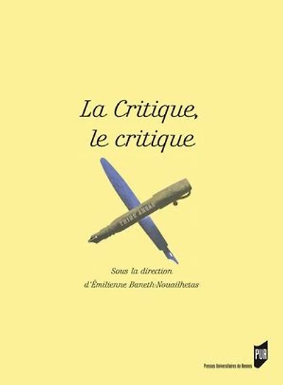 La critique, le critique