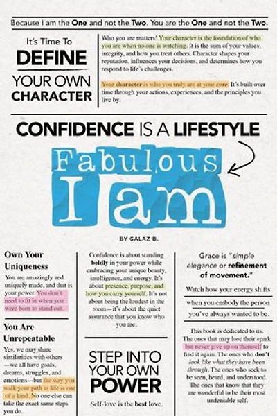Fabulous, I Am: Confidence Is A Lifestyle