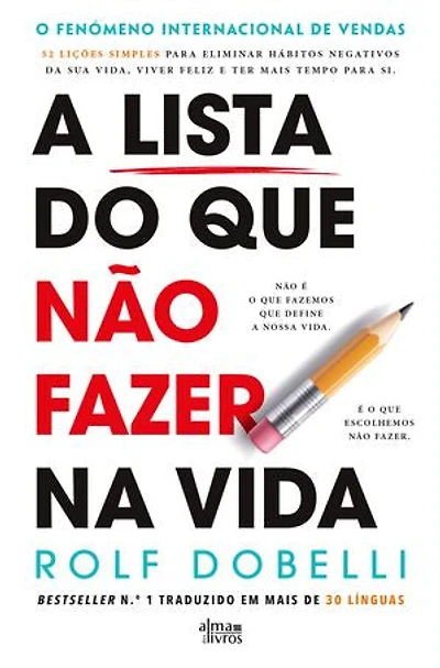 A Lista do Que Não Fazer na Vida