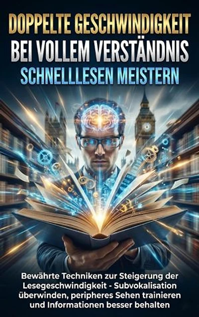 Doppelte Geschwindigkeit bei Vollem Verständnis: Schnelllesen Meistern: Bewährte Techniken zur Steigerung der Lesegeschwindigkeit - Subvokalisation überwinden, peripheres Sehen trainieren und Informationen besser behalten