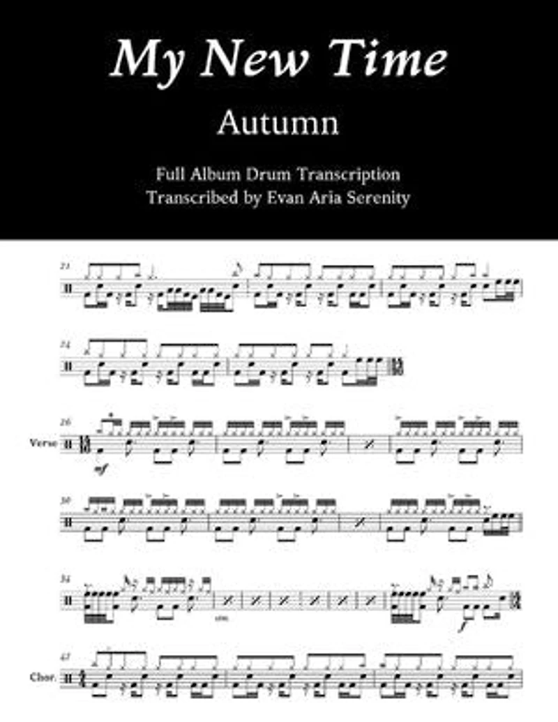 Autumn - My New Time: Full Album Drum Transcription