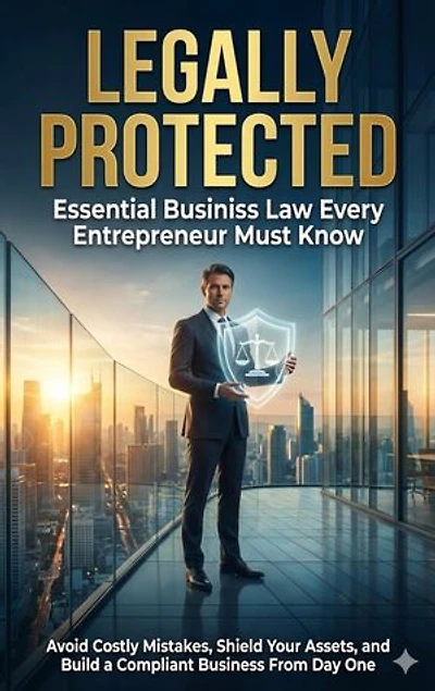 Legally Protected: Essential Business Law Every Entrepreneur Must Know: Avoid Costly Mistakes, Shield Your Assets, and Build a Compliant Business From Day One