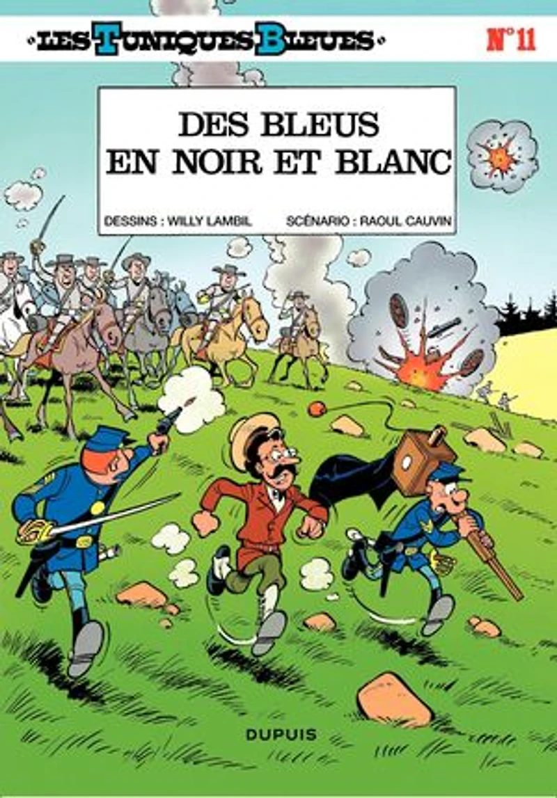 Des bleus en noir et blanc