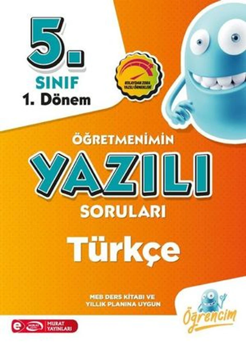 4213 5. Sınıf 1. Dönem Türkçe Öğretmenimin Yazılı Soruları