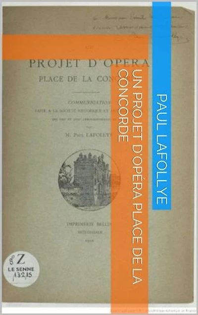 Un projet d’opéra Place de la Concorde