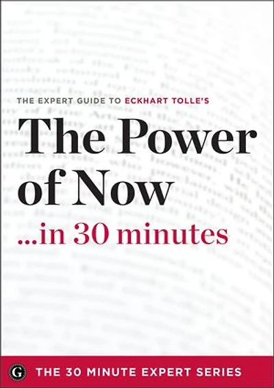 The Power of Now . . . in 30 Minutes: The Expert Guide to Eckhart Tolle's Critically Acclaimed Book