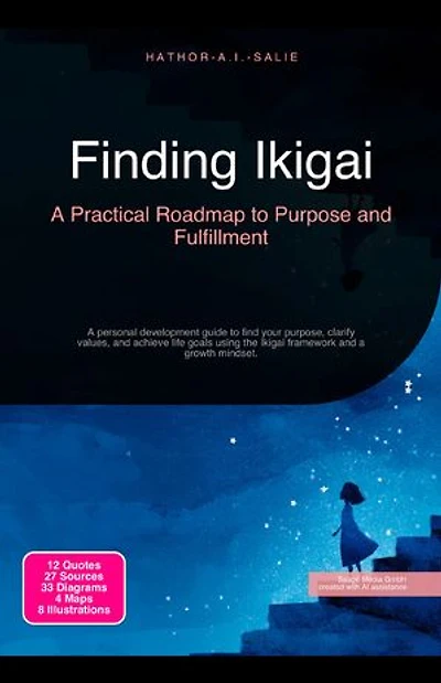 Finding Ikigai: A Practical Roadmap to Purpose and Fulfillment: A personal development guide to find your purpose, clarify values, and achieve life goals using the Ikigai framework and a growth mindset.