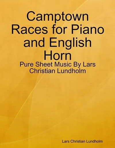 Camptown Races for Piano and English Horn - Pure Sheet Music By Lars Christian Lundholm