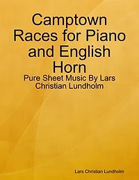 Camptown Races for Piano and English Horn - Pure Sheet Music By Lars Christian Lundholm