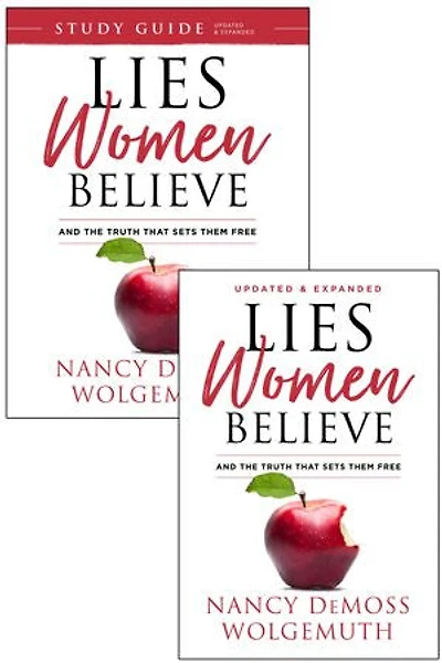 LIES WOMEN BELIEVE + STUDY GUIDE FOR - 2 BOOK SET