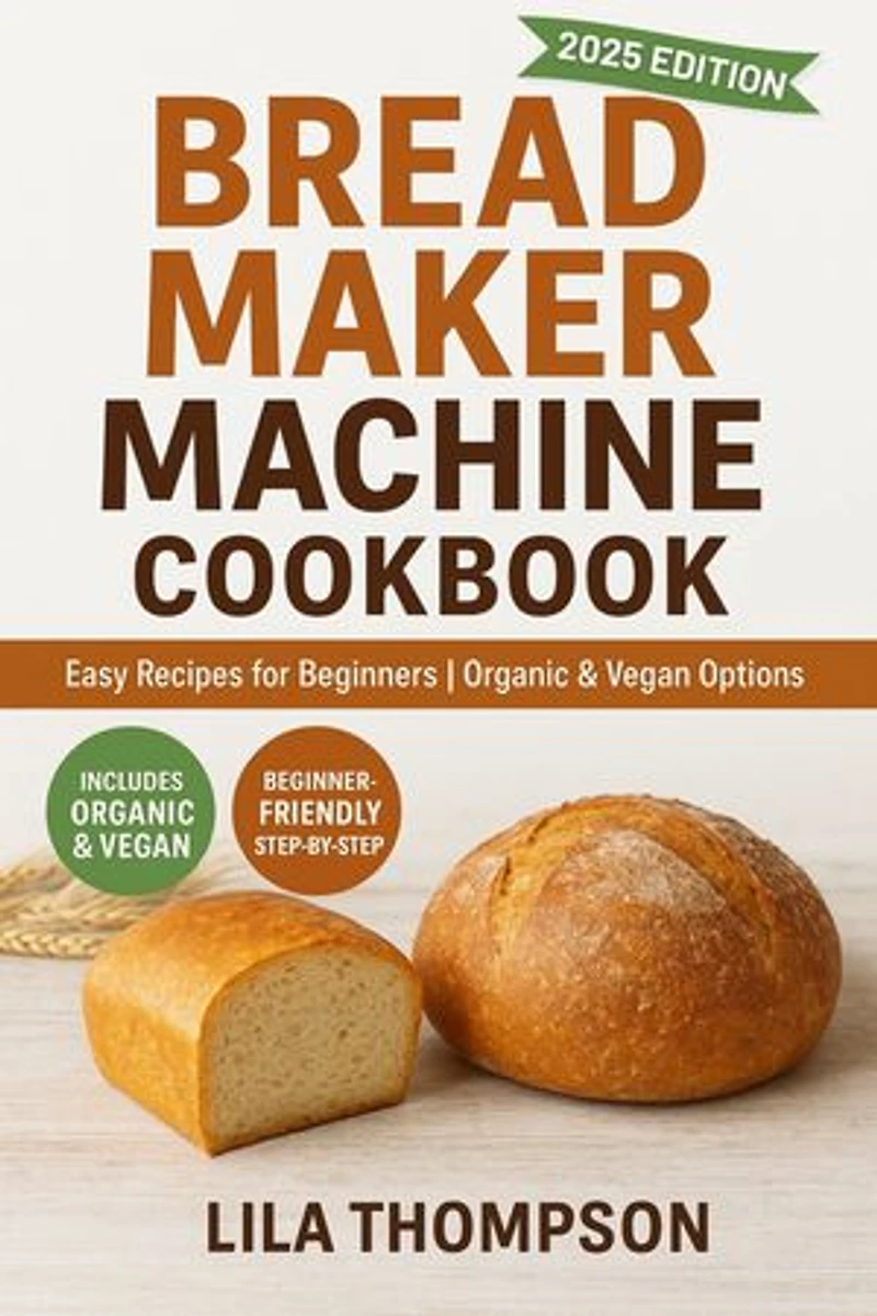Bread Maker Machine Cookbook: Easy Bread Making Recipes for Beginners with Organic and Vegan Bread Options