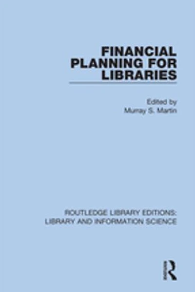 Financial Planning For Libraries