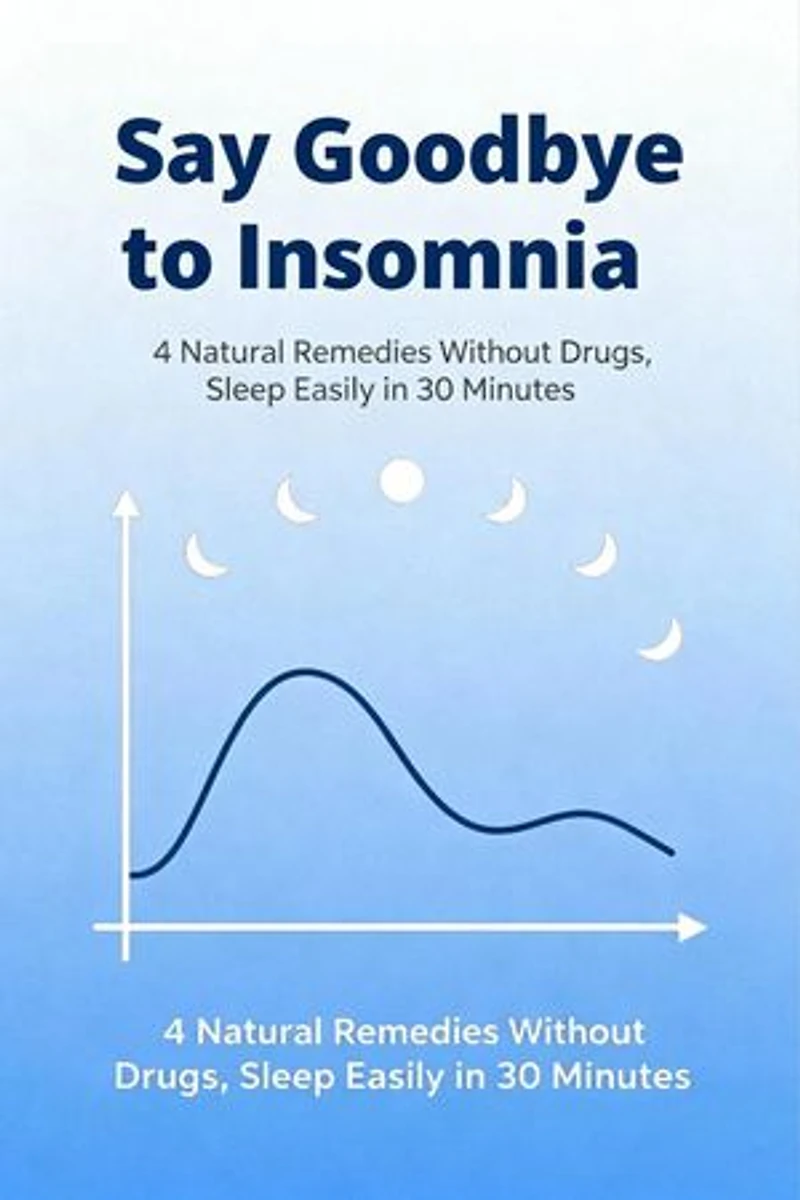 Say Goodbye to Insomnia: 4 Natural Remedies Without Drugs, Sleep Easily in 30 Minutes