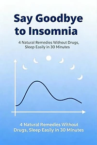 Say Goodbye to Insomnia: 4 Natural Remedies Without Drugs, Sleep Easily in 30 Minutes