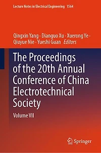 the Proceedings of 20th Annual Conference China Electrotechnical Society: Volume VII