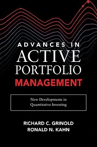 Advances Active Portfolio Management: New Developments Quantitative Investing