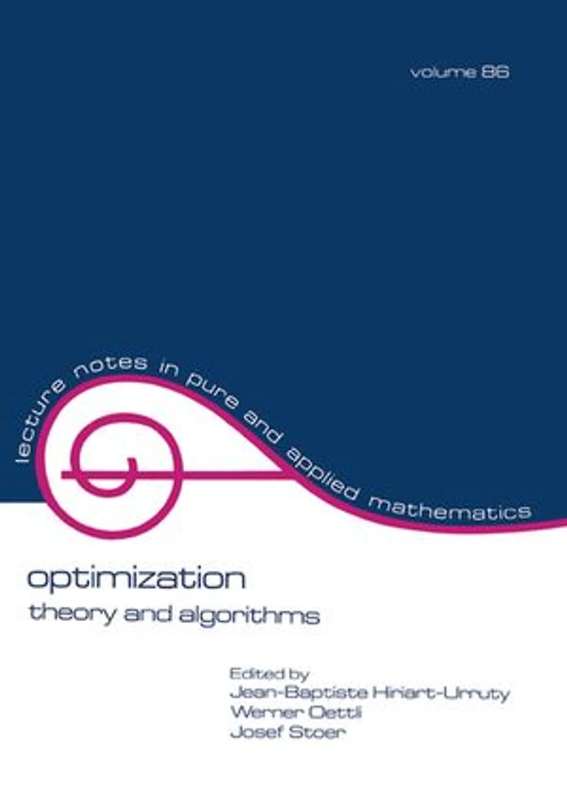 Optimization: Theory and Algorithms