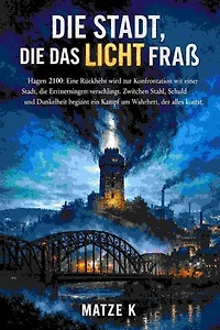 Die Stadt, die das Licht fraß: Hagen 2100: Rückkehr wird zur Konfrontation mit einer Stadt die Erinnerungen verschlingt. Ein Kampf um Wahrheit beginnt.