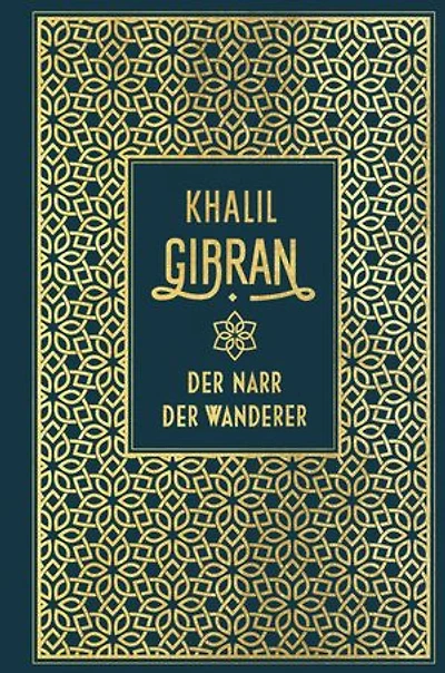 Der Narr / Der Wanderer: Leinen mit Goldprägung
