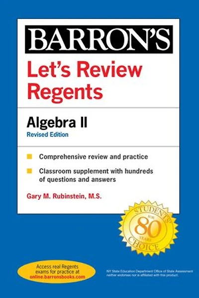 Let's Review Regents: Algebra II, Fifth Edition  (Barron's New York Regents)