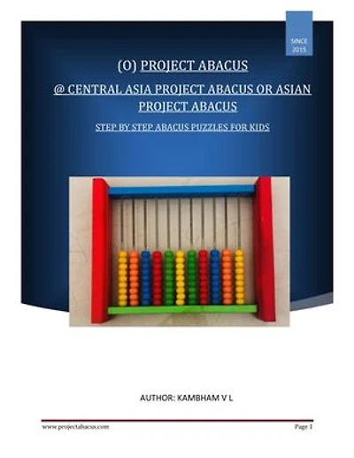 PROJECT ABACUS: CENTRAL ASIA PROJECT ABACUS (OR) ASIAN PROJECT ABACUS