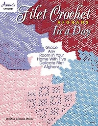 Filet Crochet Afghans in a Day