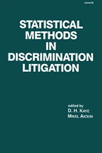 Statistical Methods Discrimination Litigation