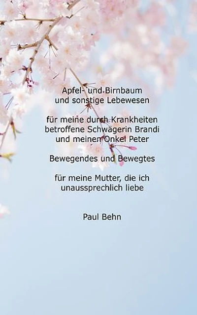 Apfel- und Birnbaum und andere Lebewesen