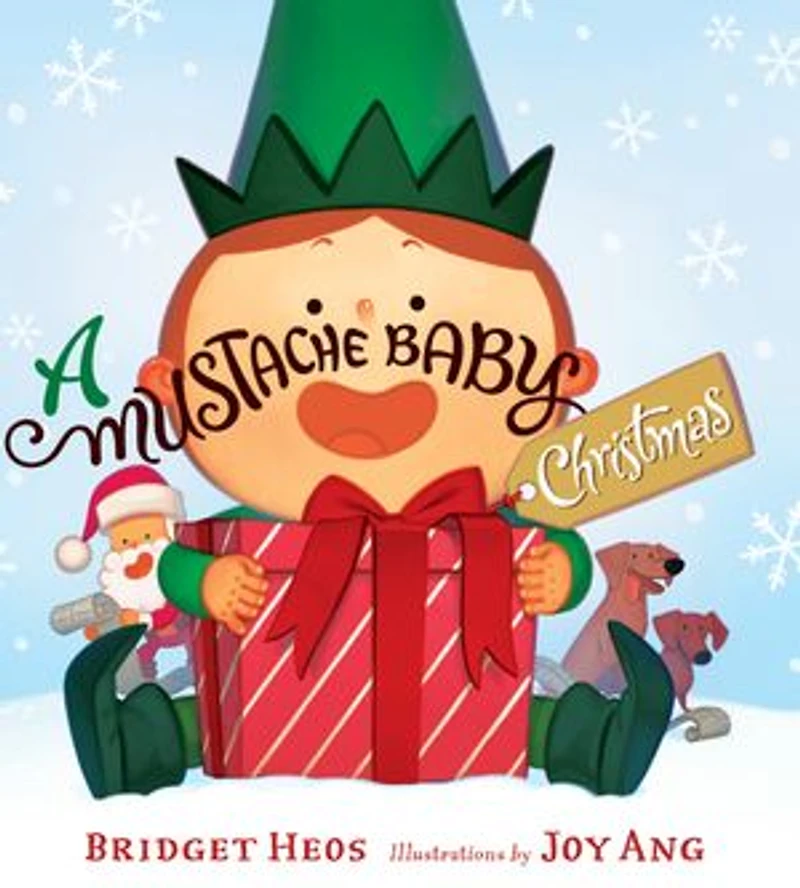 A Mustache Baby Christmas: Christmas Holiday Book for Kids