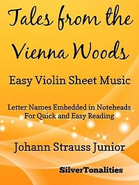 Tales from the Vienna Woods - Easy Violin Sheet Music