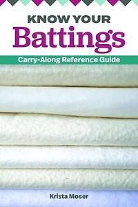 Know Your Battings: Carry-along Reference Guide For Quilters And Sewers