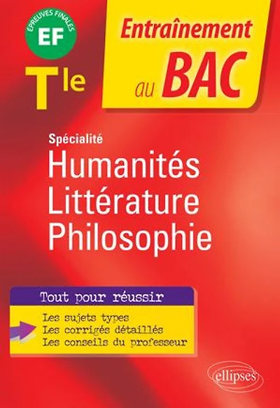 Spécialité Humanités, Littérature et Philosophie - Terminale: Épreuve finale