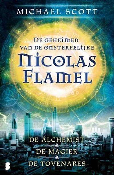 De geheimen van de onsterfelijke Nicolas Flamel 1: De alchemist, De magiër en De tovenares samen in 1 band