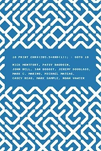 10 PRINT CHR$(205.5+RND(1)); : GOTO