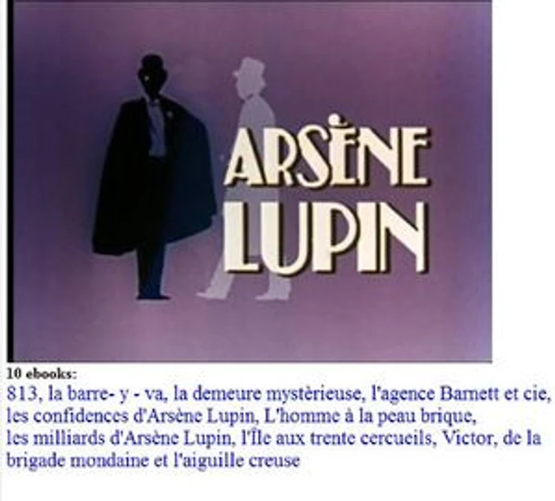 Arsène Lupin