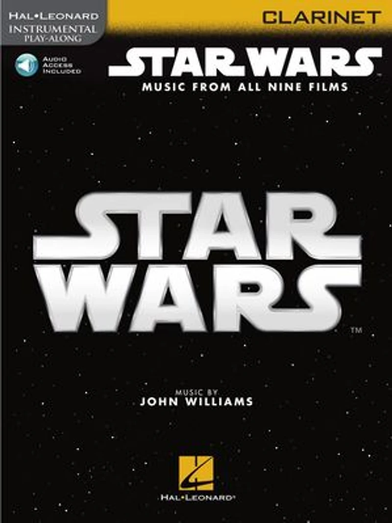 Star Wars - Instrumental Play-along For Clarinet: Music From All Nine Films