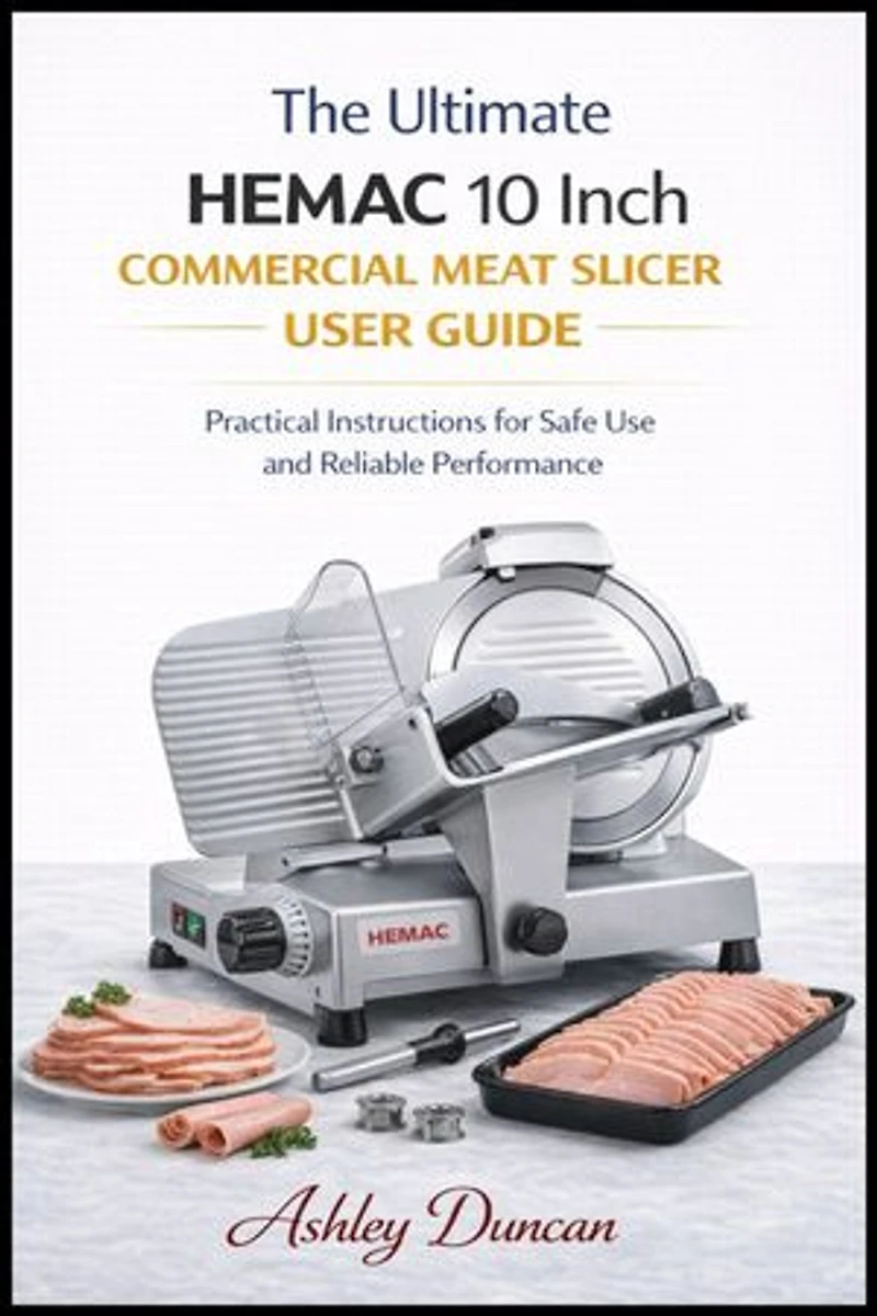 The ultimate HEMAC 10 inch commercial meat slicer USER GUIDE: Practical Instructions for Safe Use and Reliable Performance