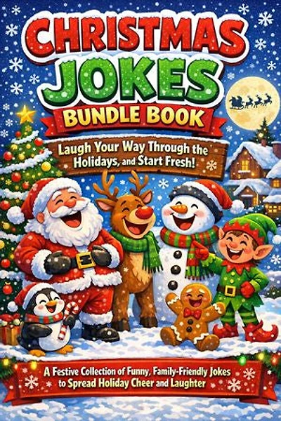 Christmas Jokes Bundle Book: Laugh Your Way Through the Holidays: A Festive Collection of Funny, Family-Friendly Jokes to Spread Holiday Cheer and Laughter