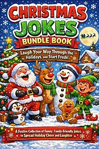 Christmas Jokes Bundle Book: Laugh Your Way Through the Holidays: A Festive Collection of Funny, Family-Friendly Jokes to Spread Holiday Cheer and Laughter
