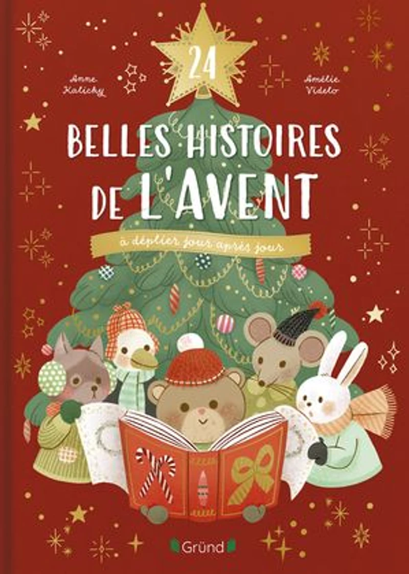 24 belles histoires de l'avent: à déplier jour après