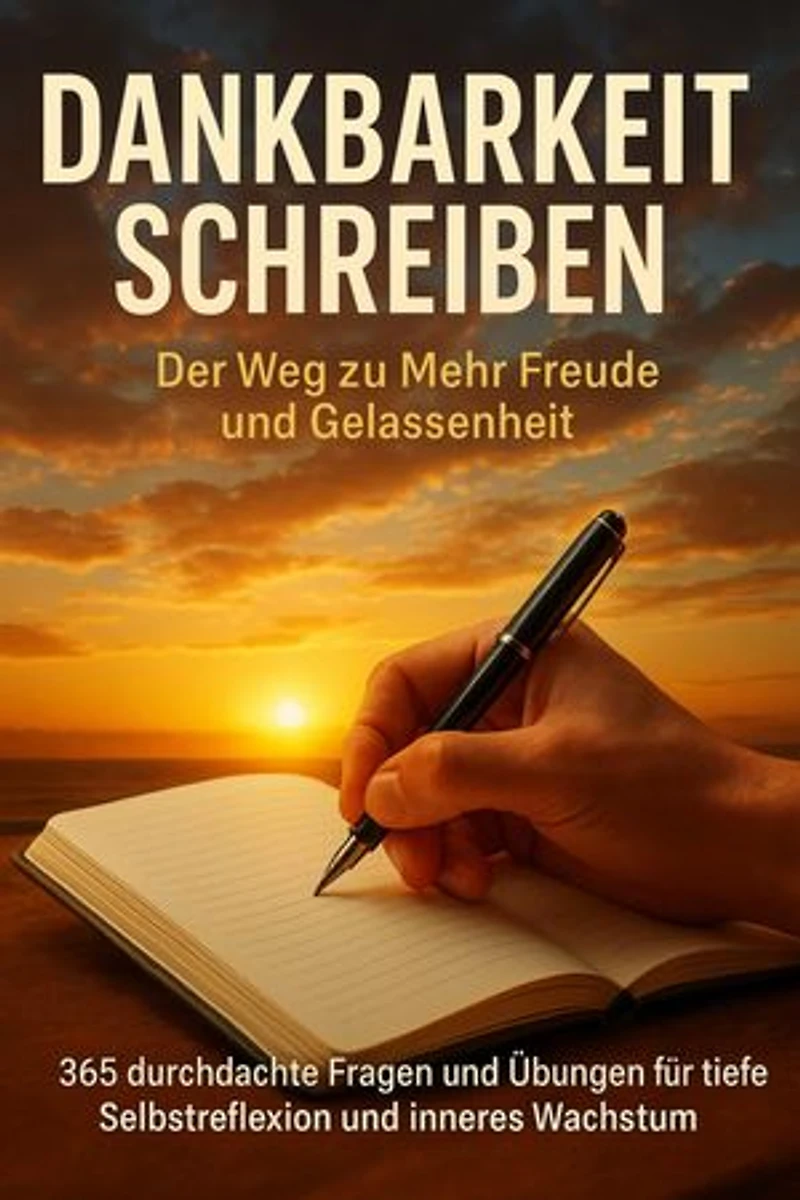Dankbarkeit Schreiben: Der Weg zu Mehr Freude und Gelassenheit: 365 durchdachte Fragen und Übungen für tiefe Selbstreflexion und inneres Wachstum