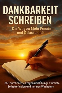 Dankbarkeit Schreiben: Der Weg zu Mehr Freude und Gelassenheit: 365 durchdachte Fragen und Übungen für tiefe Selbstreflexion und inneres Wachstum