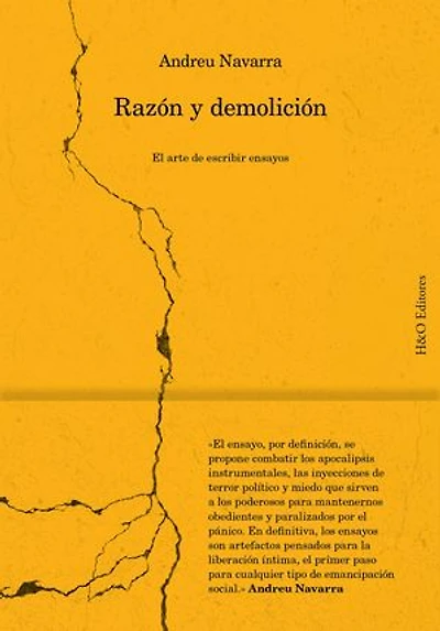 Razón y demolición: El arte de escribir ensayos