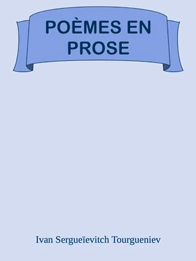 POÈMES EN PROSE