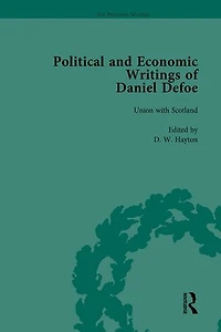 The Political And Economic Writings Of Daniel Defoe Vol