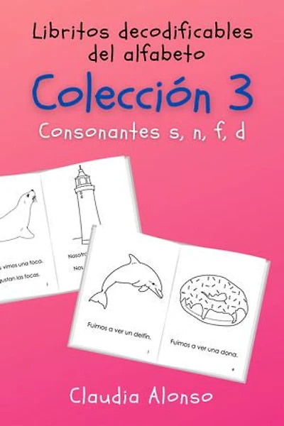 Colección 3: Libritos decodificables del alfabeto: Consonantes