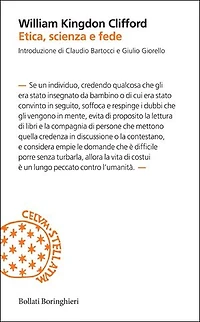 Etica, scienza e fede: Sugli scopi e gli strumenti del pensiero scientifico, L’etica della religione, L’etica della credenza