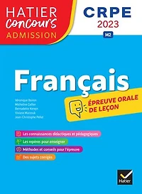 Français: épreuve orale d'admission
