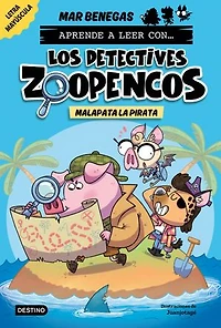 Aprender a leer con... Los Detectives Zoopencos 5. Malapata la pirata: En letra MAYÚSCULA para aprender a leer (libros para niños a partir de 5 años). Elige tu propia historia